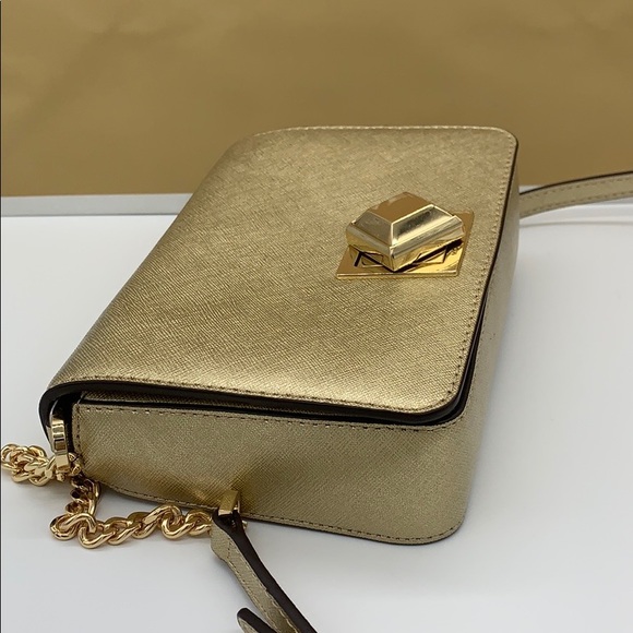 MICHAEL KORS LUNA SM CLUTCH XBODY LEATHER - Picture 14 of 16